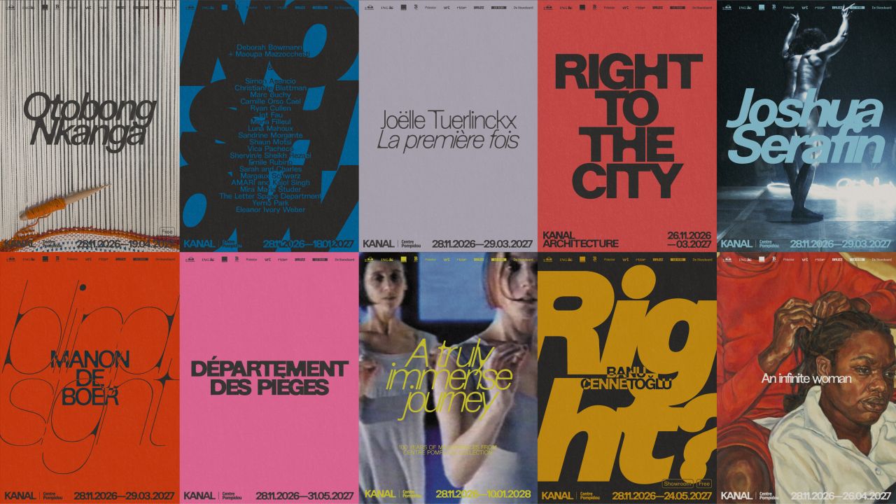 Base Design crea una marca que respira para el nuevo centro cultural de Bruselas, Kanal